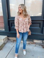 Halle Floral Print Top