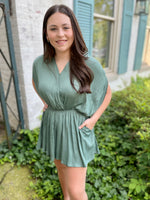 Macie Satin Romper