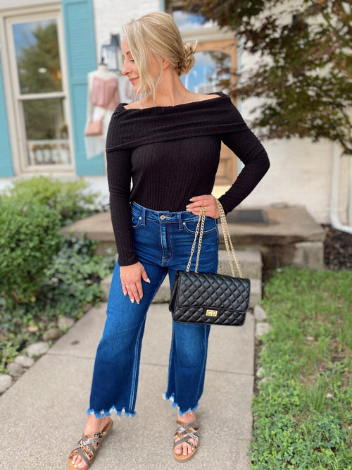 Wildflower Wide Leg Cropped Jeans