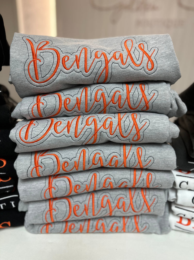 Gameday Spirit Crewneck- Grey
