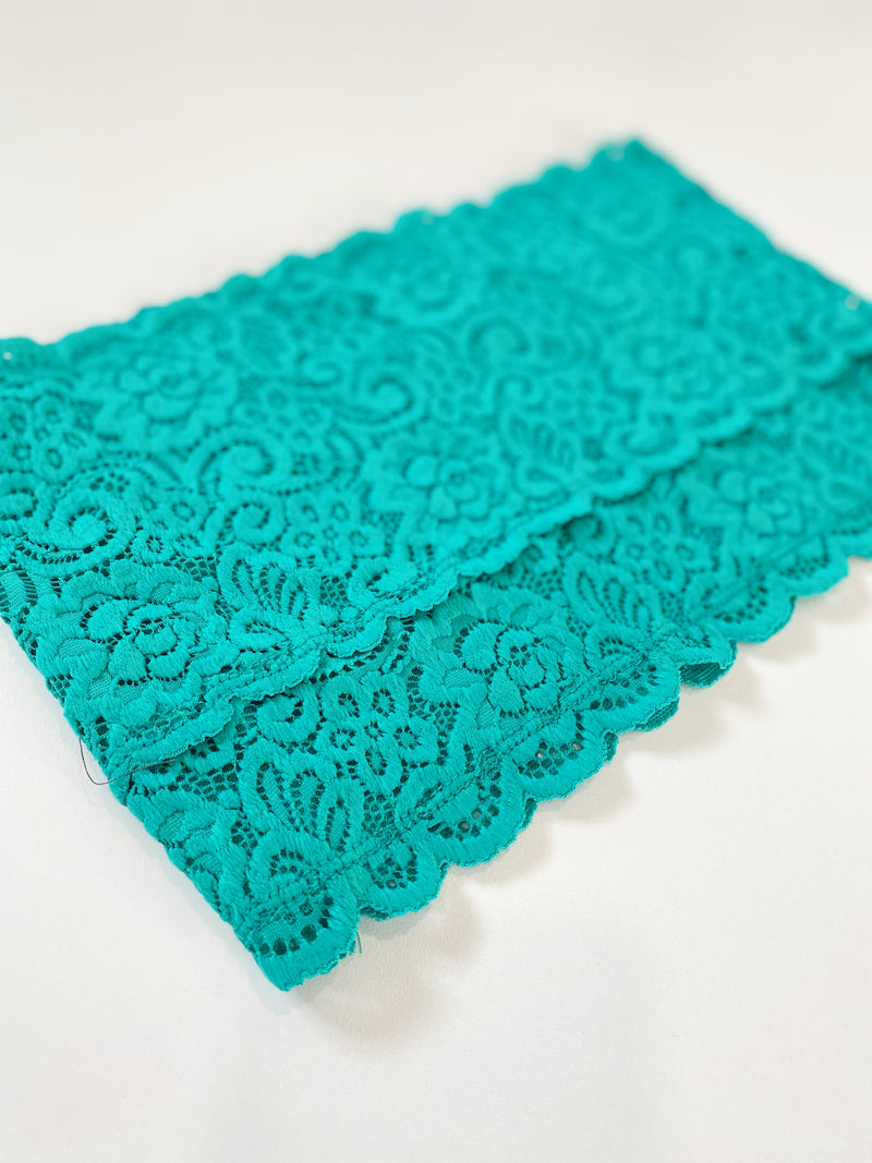 Lace Bandeau Bra-Jade