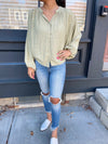 Austen Textured Button Down Blouse