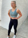 Kataleya Laser Cute Sports Bra-Sea