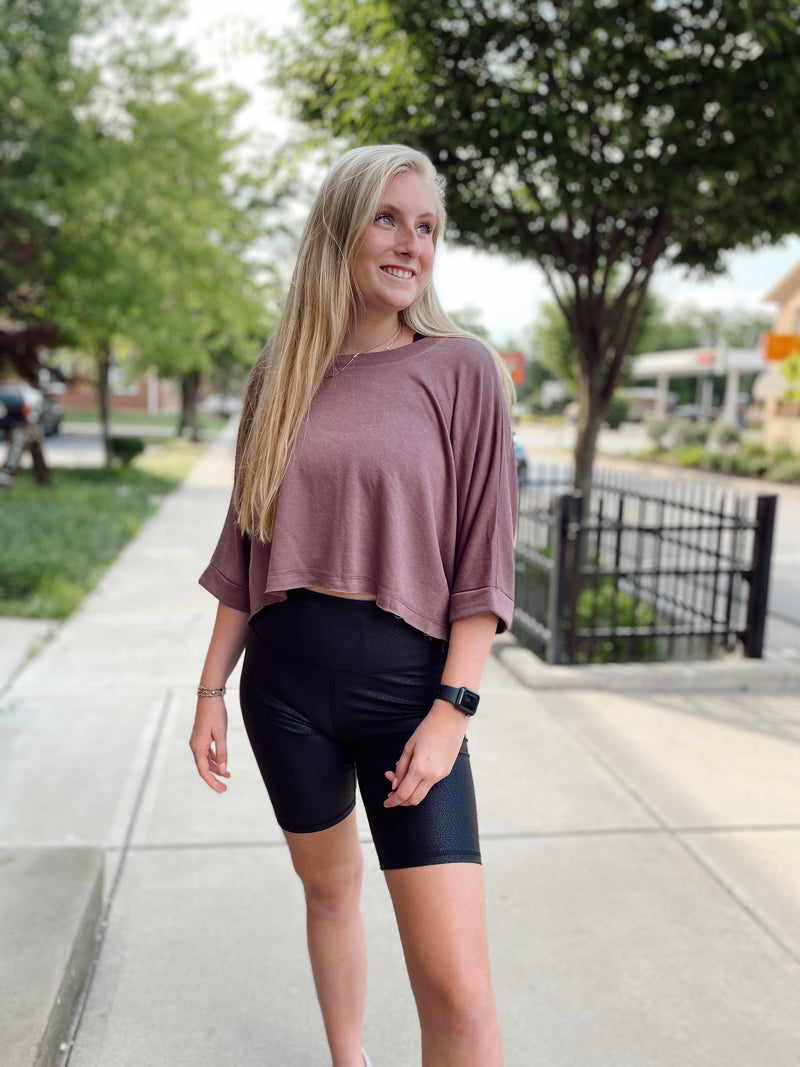 Cropped For All Oversized Top