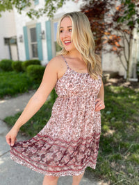 Making Memories Paisley Print Dress