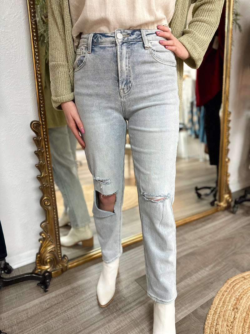 Kesley High Rise Light Wash Jeans