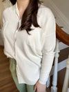 Feels Like Sunshine Button Up Top-Ivory