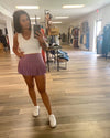 Sporty Gal Active Tennis Skirt-Purple