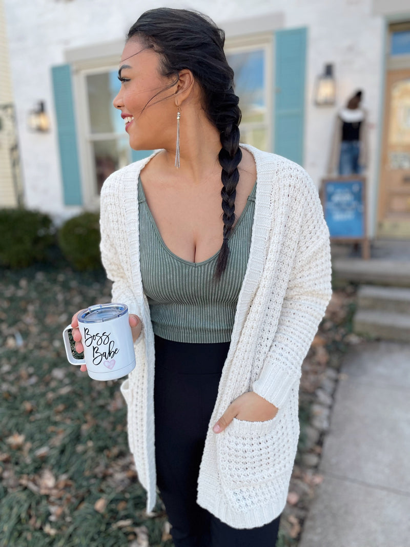 Mona Seamless Ribbed Brami-Sage