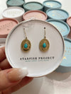 Protected Earrings in Turquoise