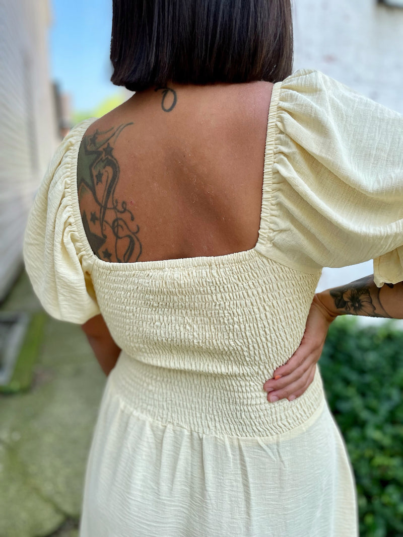 Oh Honey Puff Sleeve Dress