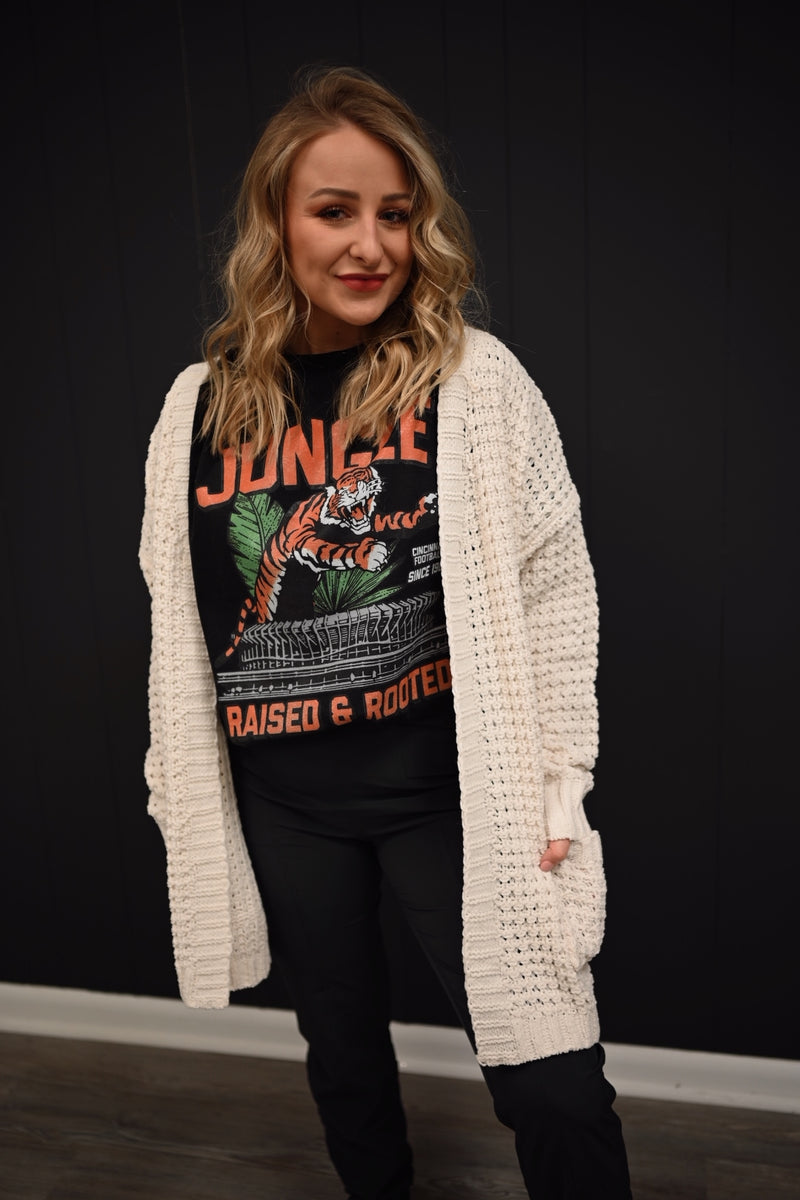 Curl Up by the Fire Cardigan-Cream