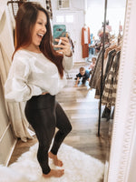 Get It Girl Faux Leather Leggings