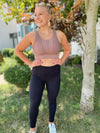 Kataleya Laser Cute Sports Bra-Mauve
