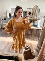 Charming Beauty Cut Out Woven Dress