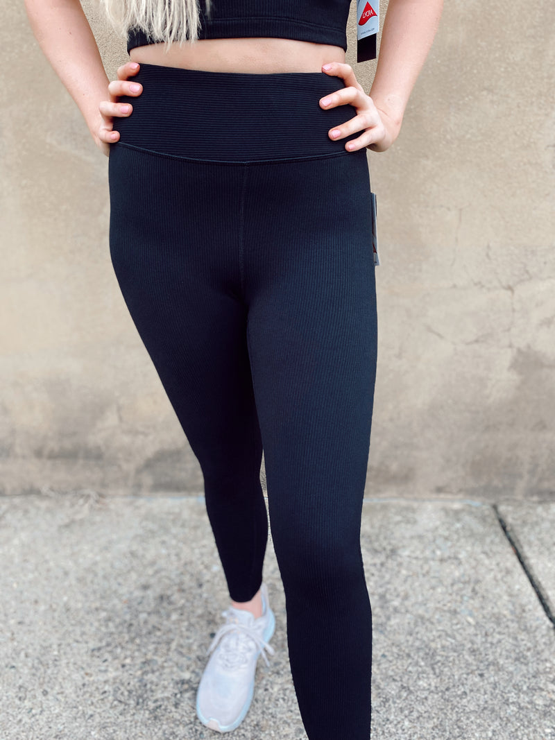 Move It Ribbed Highwaisted Leggings