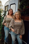 Ozzy Smocked Peplum Top