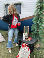 Cara Cropped Distressed Flares