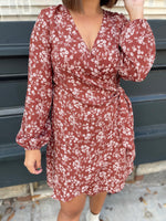 Whitley Floral Wrap Dress