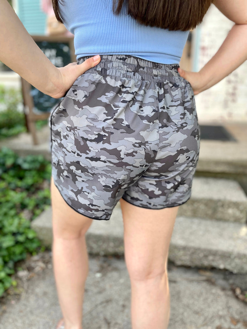 Still Seen Camo Athletic Shorts