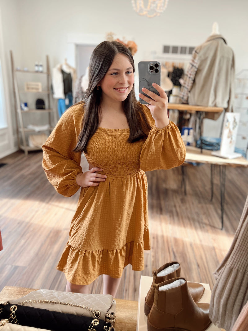 Charming Beauty Cut Out Woven Dress