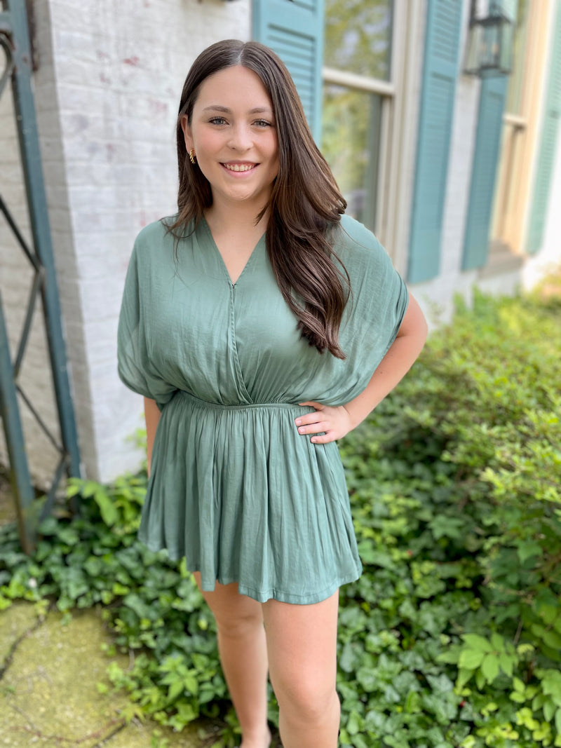 Macie Satin Romper