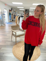 Cincinnati Game Day Long Sleeve- Red