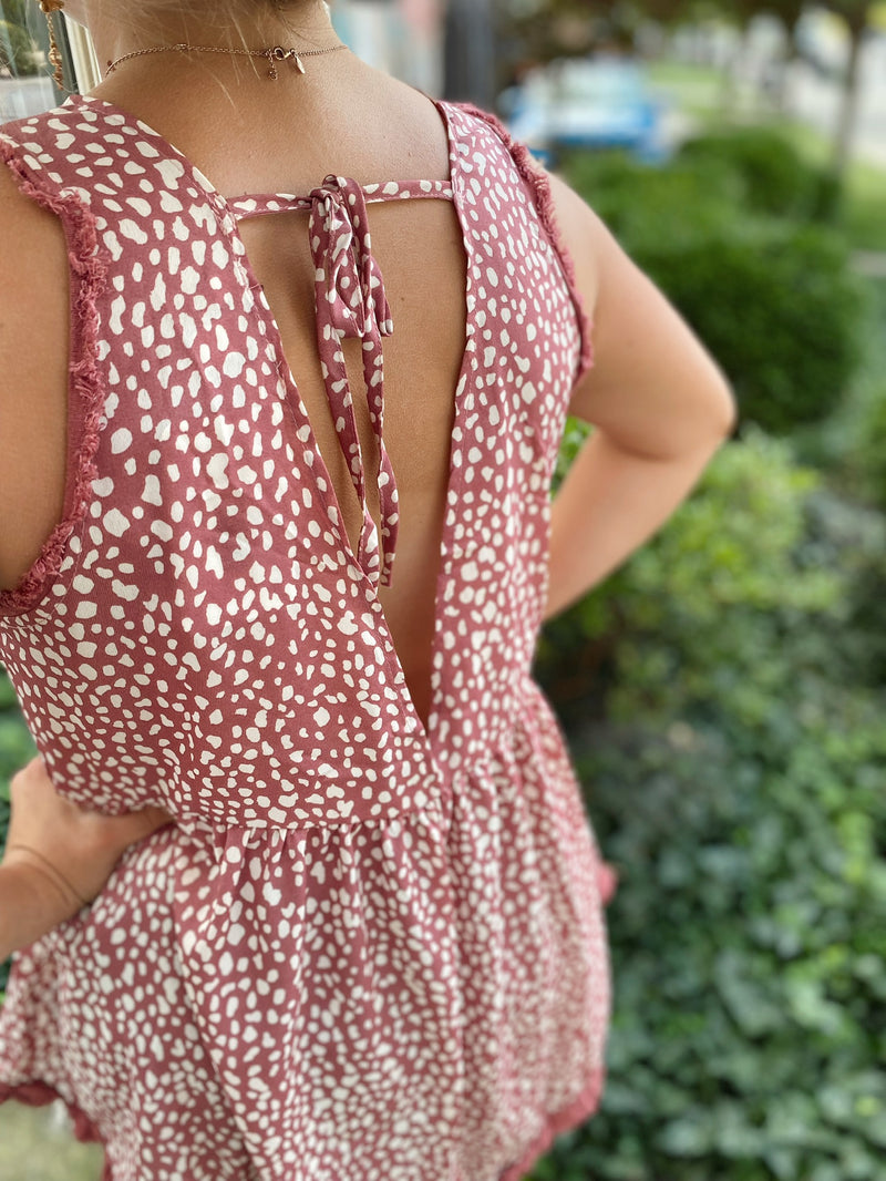 Jane Animal Print Sleeveless Top