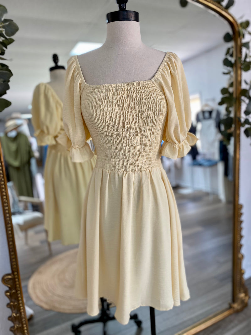 Oh Honey Puff Sleeve Dress