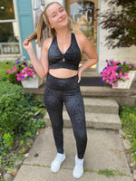 Shimmer Baby Foil Print Leggings
