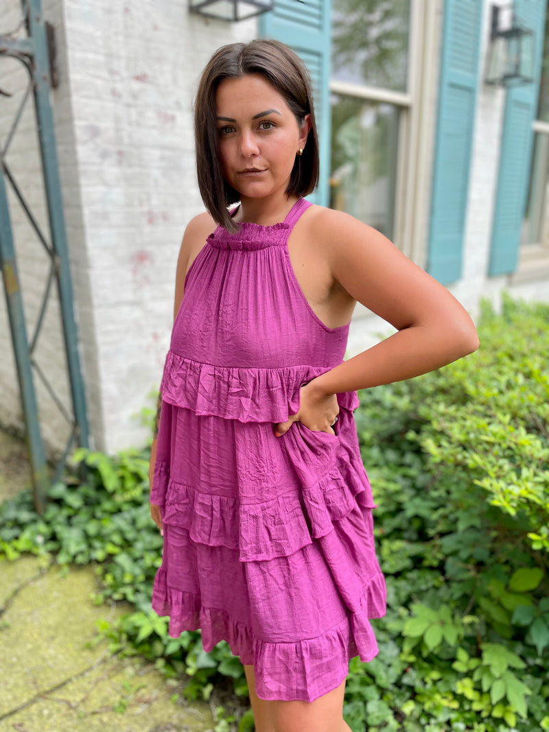 Let's Go Girls Tiered Dress