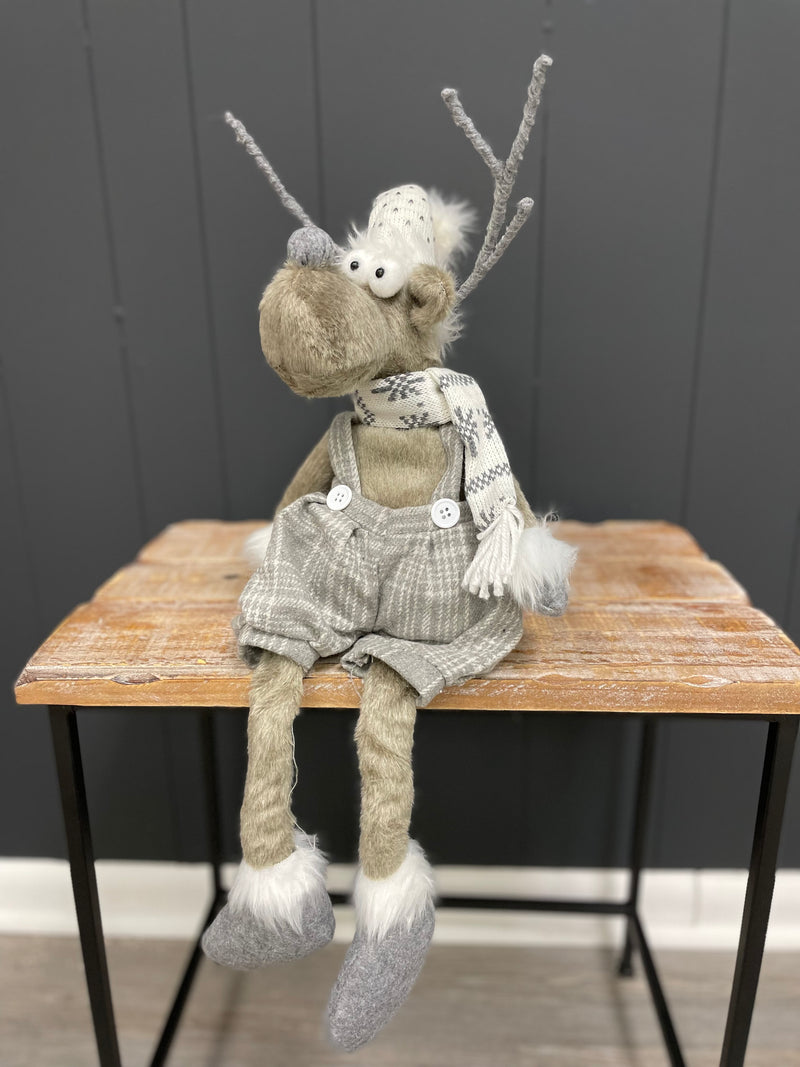 WWW Frosted Ivory Dangle Moose Leg