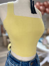 Cleo Tie Back Top- Melon