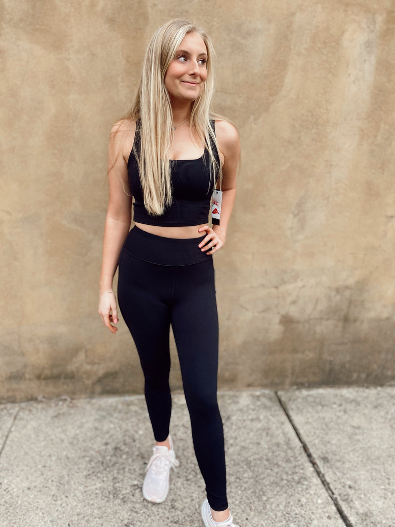 Move It Ribbed Highwaisted Leggings