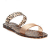 Leopard Jelly Sandals
