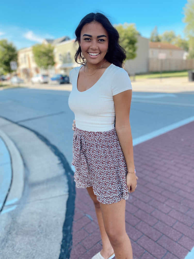 Linnea Floral Mini Skirt