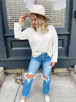 Haylie High Rise Straight Leg Jeans