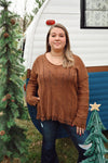 Wrenley Fringe Hem Sweater