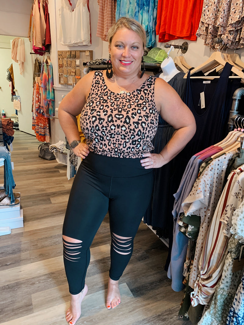 Flashing Some Skin Highwaisted Leggings