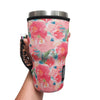FLORAL W/ LEOPARD 30OZ TUMBLER HANDLERS