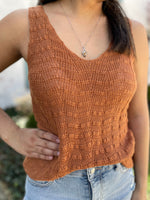 Easy On Me Crochet Tank-Gucci