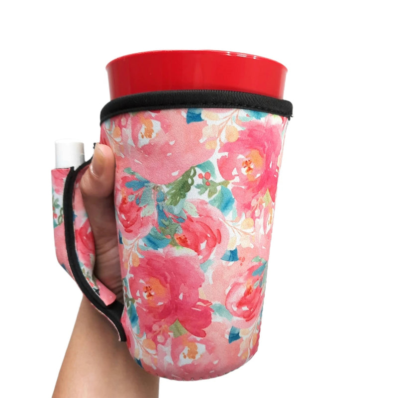 FLORAL 20OZ TUMBLER HANDLER FITS YETI®