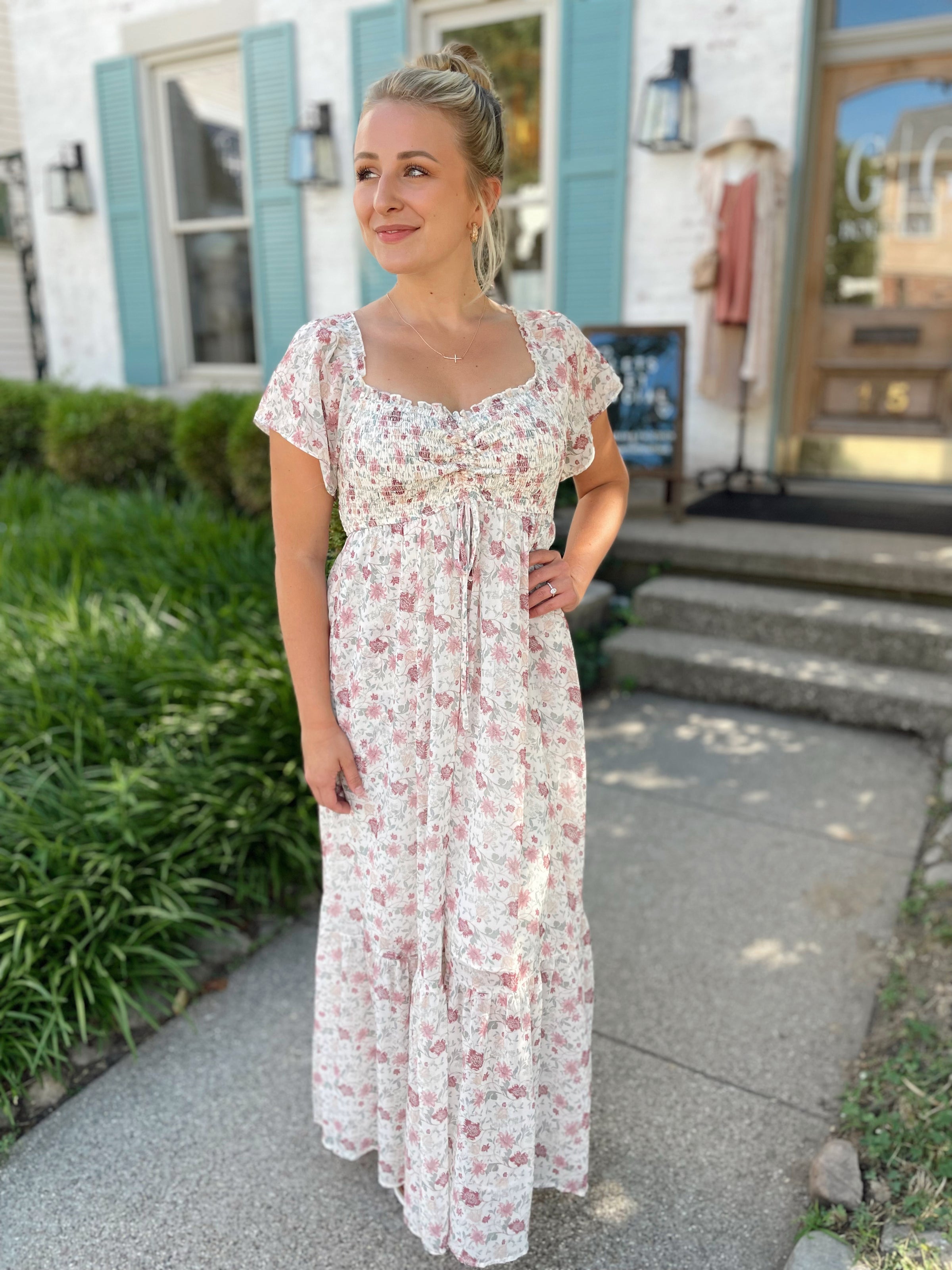 Now or Never Floral Dress
