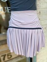 Sporty Gal Active Tennis Skirt-Pale Purple/Pink