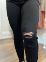 Azariah High Rise Skinny Jean-Black