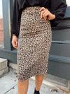 Lina Cheetah Midi Skirt