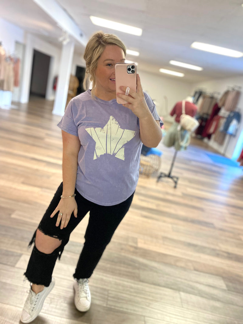 Star Mineral Washed Graphic Tee