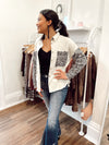 Teylie Cream & Leopard Shacket