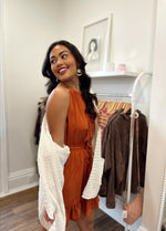 My Type Ruffle Detail Mini Dress