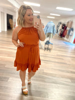 My Type Ruffle Detail Mini Dress